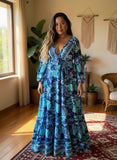 Long Sleeve Bohemian Maxi dress