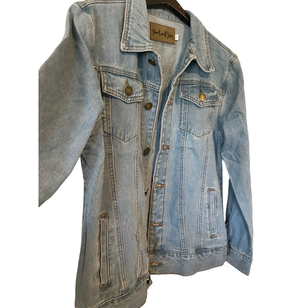 Hand beaded South West denim jacket