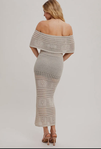 Knit maxi dress