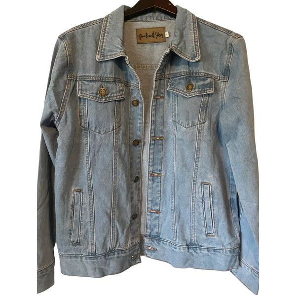 Hand beaded South West denim jacket