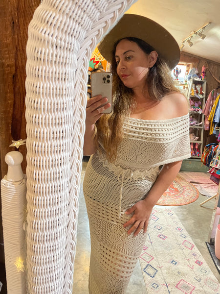 Knit maxi dress